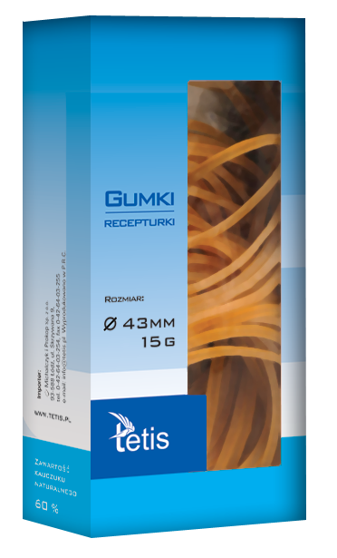 GUMKI RECEPTURKI 43 MM 15G TETIS