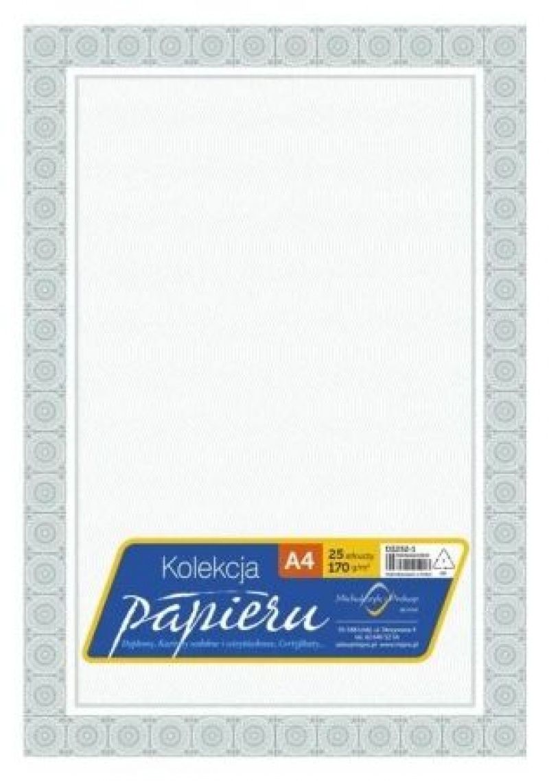 CERTYFIKAT DYPLOM 170g 25szt DZ252-1