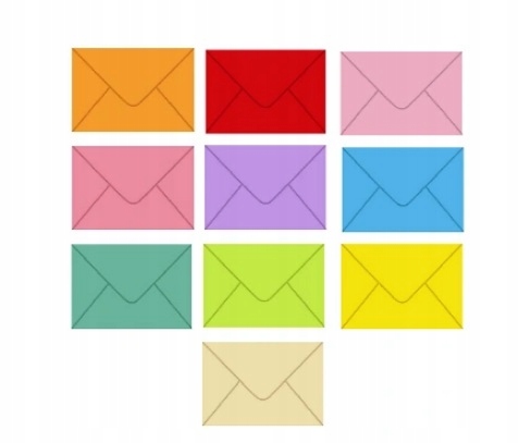 KOPERTA MINI KOLOR 75X110MM