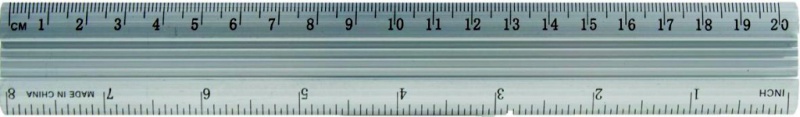 LINIJKA ALUMINIOWA 20cm AMA
