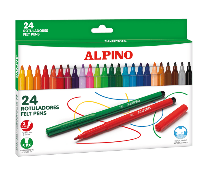 ALPINO Flamastry CLASSIC 24 k