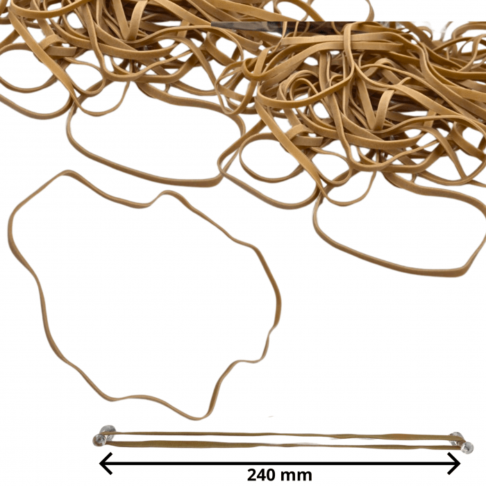 TRES Recepturki brązowe 240 (fi 150) x 4mm 0,5 kg