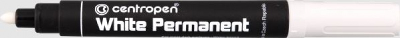 MARKER PERMANENTNY CENTROPEN 8686 BIAŁY 2,5mm