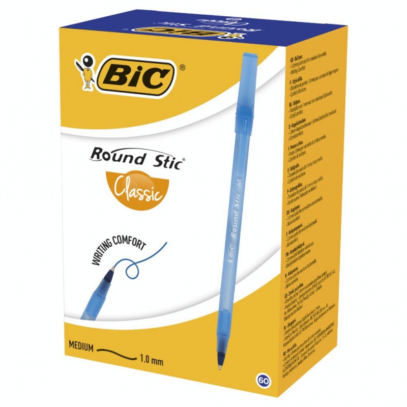 BIC DŁUGOPIS  ROUND STICK SIMPLY Niebieski