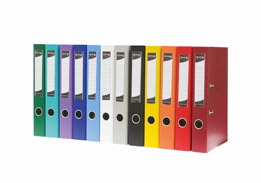 SEGREGATOR COLORPLUS A4 50 MM POMARAŃCZOWY