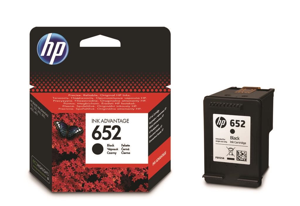 HP 652 Black ORYGINAŁ