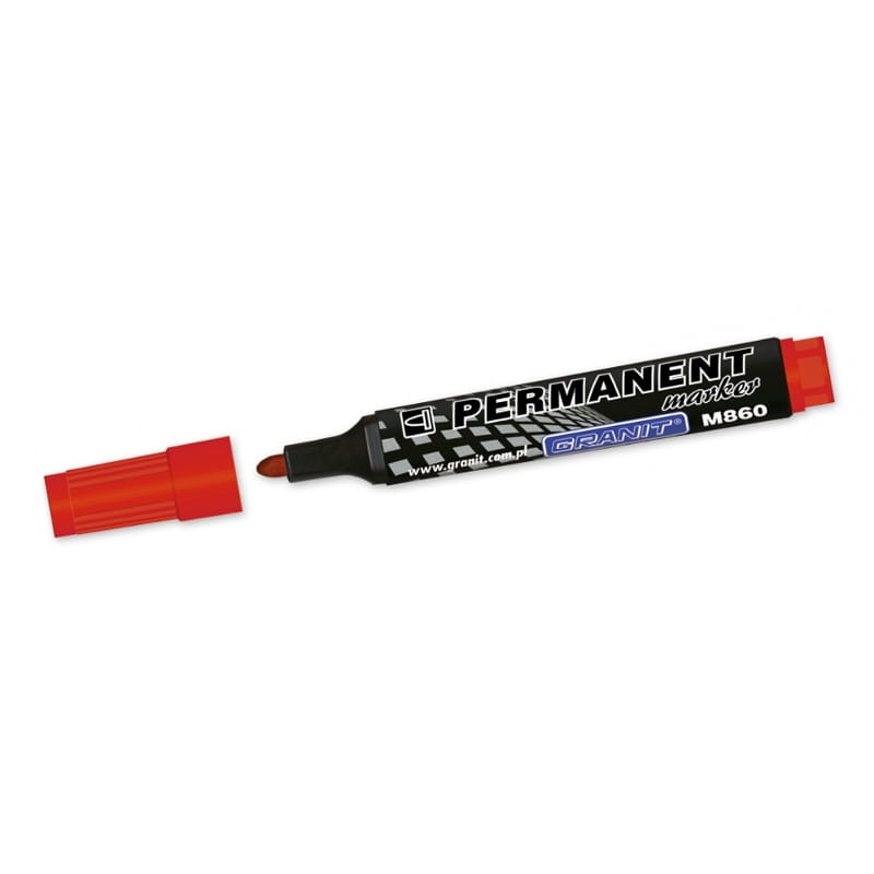 GRANIT MARKER WODOODPORNY M860 CZERWONY