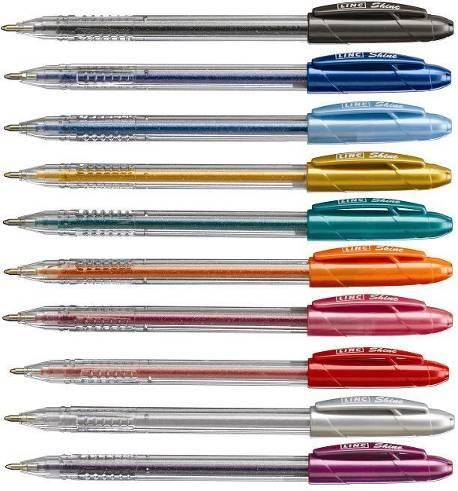 Długopis żelowy LINC SHINE GLITTER 1001G 10kol  1.5
